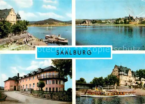 AK / Ansichtskarte Saalburg Ebersdorf Dampferanlegestelle am Stausee FDGB Erholungsheim Talsperre Kat. Saalburg Ebersdorf