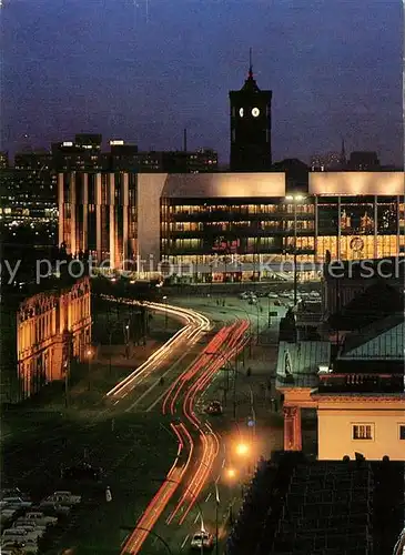 AK / Ansichtskarte Berlin Palast der Republik Nachtaufnahme Hauptstadt der DDR Kat. Berlin