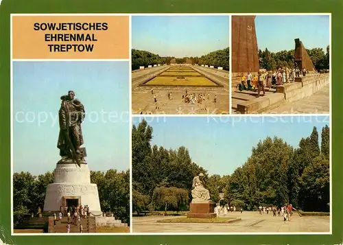 AK / Ansichtskarte Treptow Berlin Sowjetisches Ehrenmal Denkmal Hauptstadt der DDR Kat. Berlin