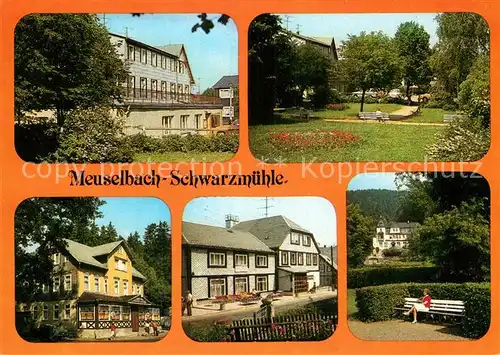 AK / Ansichtskarte Meuselbach Schwarzmuehle FDGB Erholungsheime Parkanlagen Gasthaus Schwarzmuehle Kat. Meuselbach Schwarzmuehle