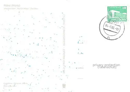 AK / Ansichtskarte Roebel Mueritz Urlauberdorf Martin Hoop Badestrand Mecklenburgische Seenplatte Kat. Roebel Mueritz