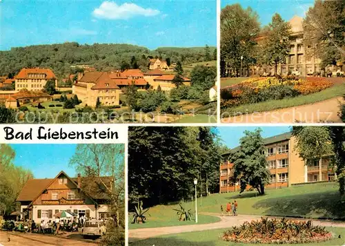 AK / Ansichtskarte Bad Liebenstein Heinrich Mann Sanatorium Kurhaus Hubertushof Therapiegebaeude Kat. Bad Liebenstein