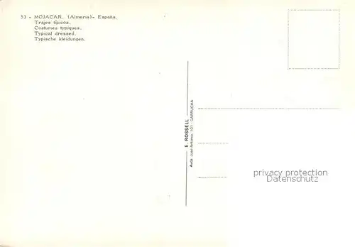 AK / Ansichtskarte Mojacar Trajes tipicos Trachten