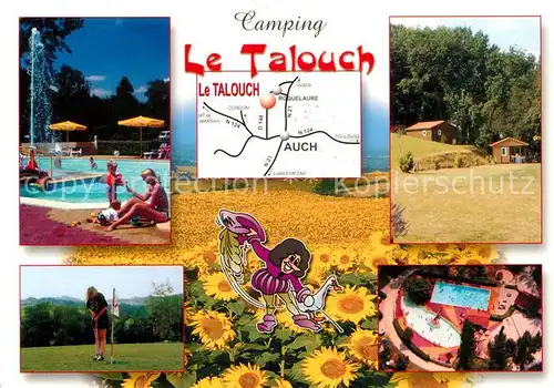 AK / Ansichtskarte Roquelaure Camping Le Talouch Piscine Golf Kat. Roquelaure
