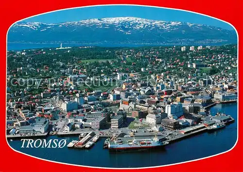 AK / Ansichtskarte Tromso Fliegeraufnahme
