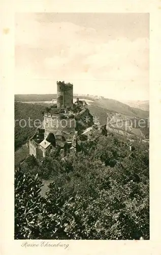 AK / Ansichtskarte Cochem Mosel Ruine Ehrenberg Kat. Cochem