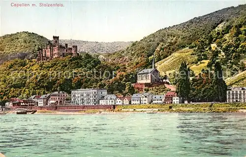 AK / Ansichtskarte Koblenz Rhein mit Capellen und Schloss Stolzenfels Kat. Koblenz