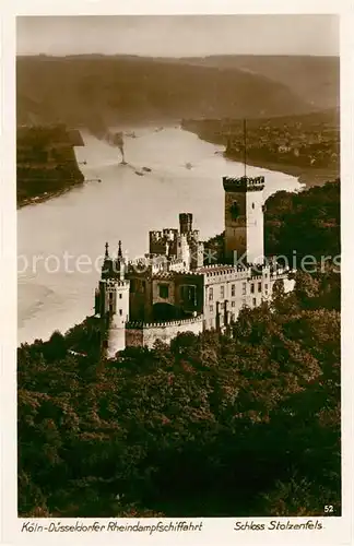 AK / Ansichtskarte Oberlahnstein Schloss Stolzenfels Kat. Lahnstein