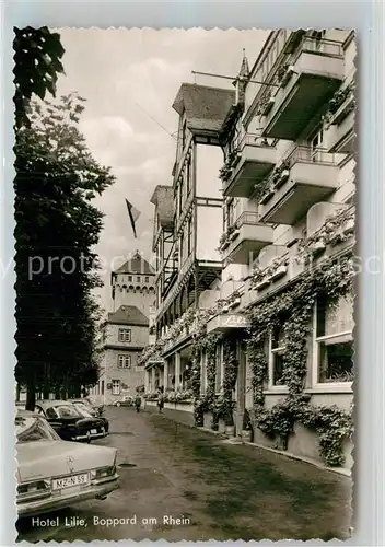 AK / Ansichtskarte Boppard Rhein Hotel Lilie Kat. Boppard