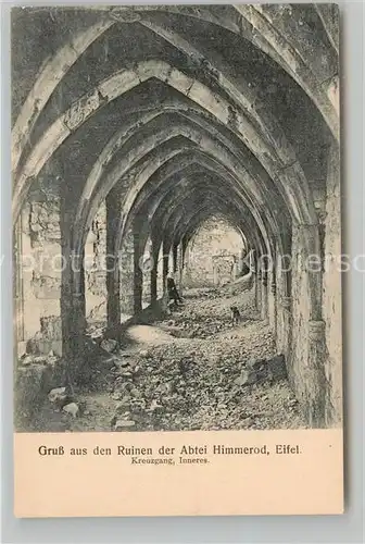 AK / Ansichtskarte Grosslittgen Kloster Ruine der Abtei Kat. Grosslittgen