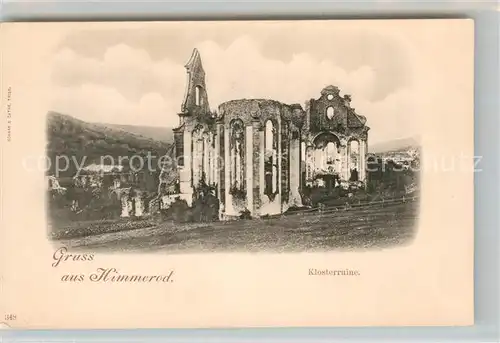 AK / Ansichtskarte Grosslittgen Ruine Kloster Himmerod Kat. Grosslittgen