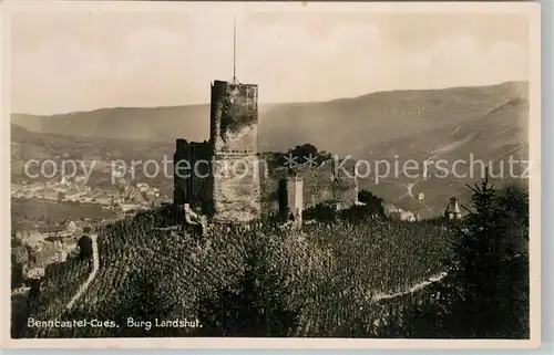 AK / Ansichtskarte Bernkastel Kues Burg Landshut Kat. Bernkastel Kues