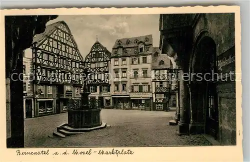 AK / Ansichtskarte Bernkastel Kues Marktplatz Kat. Bernkastel Kues