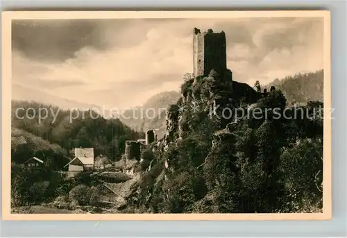 AK / Ansichtskarte Manderscheid Eifel Burgruine Kat. Manderscheid