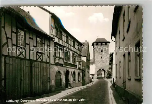 AK / Ansichtskarte Dausenau Historisches Wirtshaus Alter Turm  Kat. Dausenau