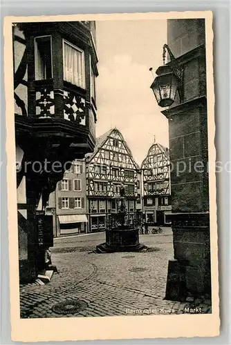 AK / Ansichtskarte Bernkastel Kues Marktplatz Kat. Bernkastel Kues