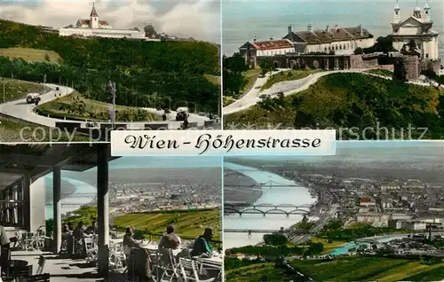 AK / Ansichtskarte Wien Hoehenstrasse Kahlenberg Bergrestaurant Donau Kat. Wien