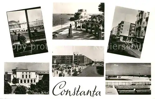 AK / Ansichtskarte Constanta Teilansichten Strand Promenade Kat. Constanta