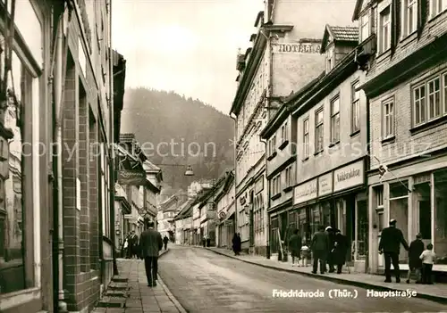 AK / Ansichtskarte Friedrichroda Hauptstrasse Kat. Friedrichroda