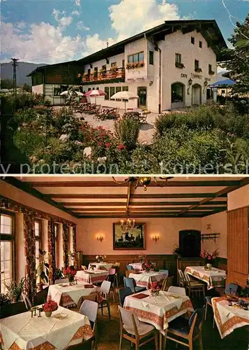 AK / Ansichtskarte Stanggass Berchtesgaden Cafe Pension Carola Kat. Bischofswiesen