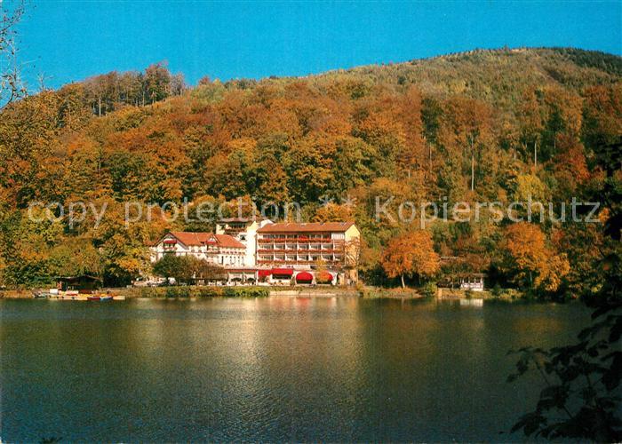 AK / Ansichtskarte Bad Lauterberg Wiesenbeker Teich mit Campingplatz