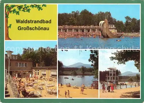 AK / Ansichtskarte Grossschoenau Sachsen Waldstrandbad  Kat. Grossschoenau Sachsen