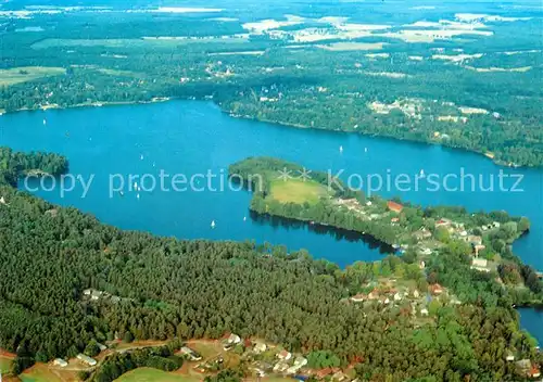 AK / Ansichtskarte Bad Saarow Scharmuetzelsee Fliegeraufnahme Kat. Bad Saarow