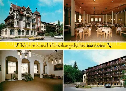 AK / Ansichtskarte Bad Sachsa Harz Reichsbund Erholungsheim  Kat. Bad Sachsa