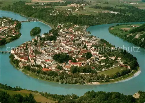 AK / Ansichtskarte Wasserburg Inn Fliegeraufnahme Kat. Wasserburg a.Inn