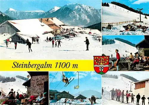 AK / Ansichtskarte Ruhpolding Steinbergalm Sessellift  Kat. Ruhpolding