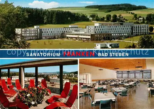 AK / Ansichtskarte Bad Steben Sanatorium Franken  Kat. Bad Steben