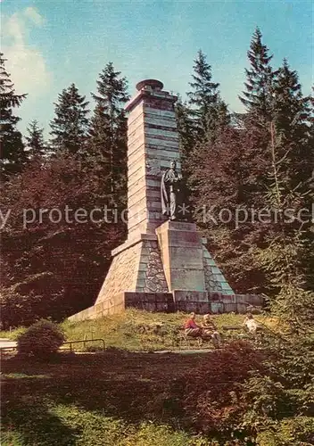 AK / Ansichtskarte Klenci pod Cerchovem Denkmal des Schriftstellers J.S. Baar