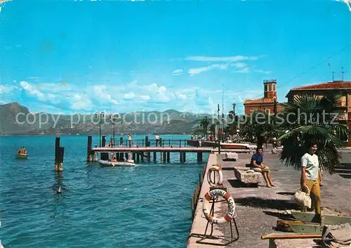 AK / Ansichtskarte Lazise Lago di Garda Hafenpartie Kat. Lazise