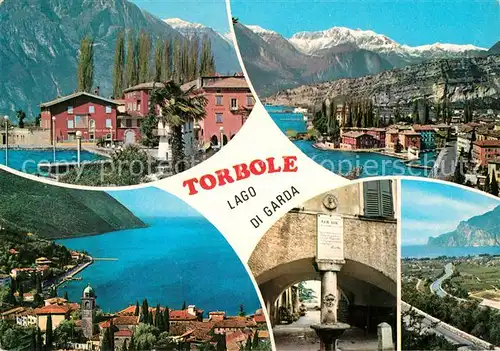 AK / Ansichtskarte Torbole Lago di Garda Partien am See Fliegeraufnahmen Kat. Italien