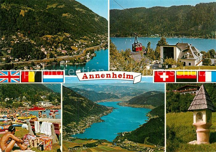AK / Ansichtskarte Annenheim Ossiacher See Seebad Nordufer Kanzelhoehe