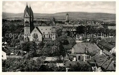 AK / Ansichtskarte Bad Homburg Erloeserkirche und Schloss Kat. Bad Homburg v.d. Hoehe