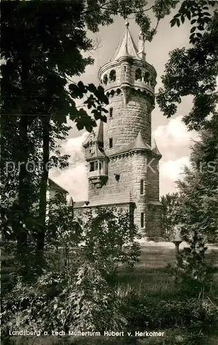 AK / Ansichtskarte Landsberg Lech Muellerturm Hubert von Herkomer Kat. Landsberg am Lech