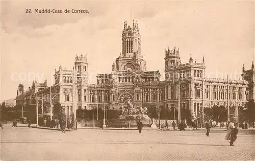 AK / Ansichtskarte Madrid Spain Casa de Correos Kat. Madrid