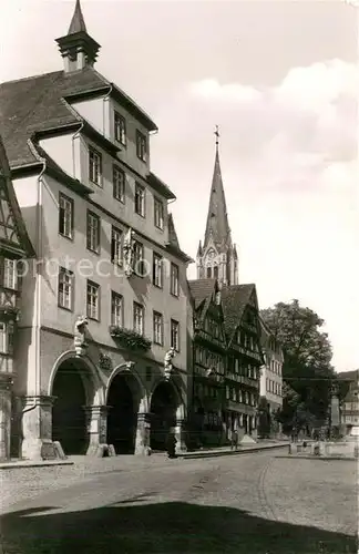 AK / Ansichtskarte Calw Rathaus Kirchturm Kat. Calw