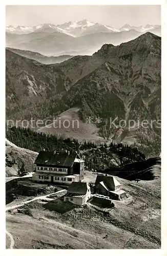 AK / Ansichtskarte Rotwandhaus mit Grossvenediger Alpenpanorama Kat. Schliersee