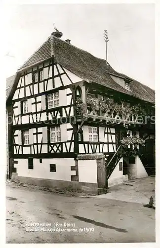 AK / Ansichtskarte Kintzheim Vieille Maison Alsacienne de 1509 Fachwerkhaus Kat. Kintzheim