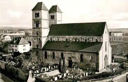 AK / Ansichtskarte Altenstadt Oberbayern Romanische Paepstliche Basilika 13. Jhdt.