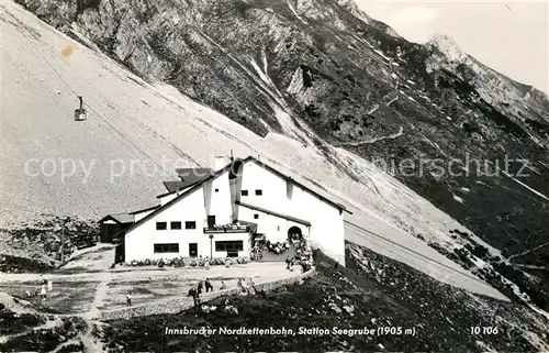 AK / Ansichtskarte Innsbruck Nordkettenbahn Station Seegrube Kat. Innsbruck