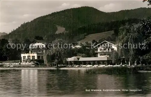 AK / Ansichtskarte Bad Wiessee Kurpromenade Hotel Seegarten Kat. Bad Wiessee