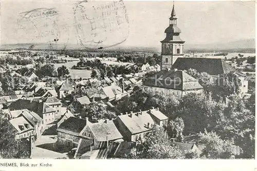 AK / Ansichtskarte Niemes Blick zur Kirche Kat. Tschechische Republik