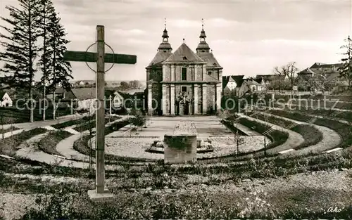 AK / Ansichtskarte Wallduern Wallfahrtsplatz Kreuz Kirche Wallfahrtsort Kat. Wallduern