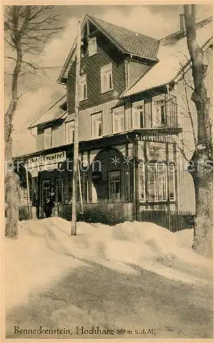 AK / Ansichtskarte Benneckenstein Harz Hotel Frentzel