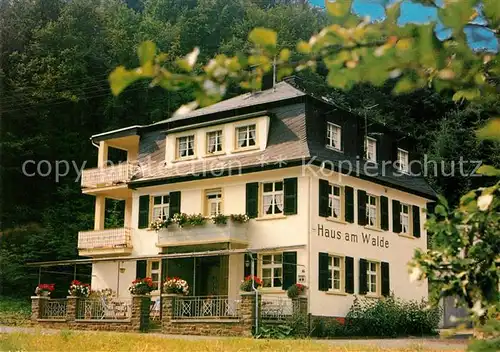 AK / Ansichtskarte Brodenbach Pension Haus am Walde  Kat. Brodenbach