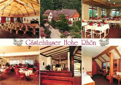 AK / Ansichtskarte Bischofsheim Rhoen Gaestehaeuser Hohe Rhoen Kat. Bischofsheim a.d.Rhoen