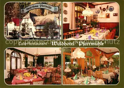 AK / Ansichtskarte Eisenberg Thueringen Cafe Waldhotel Pfarrmuehle Kat. Eisenberg